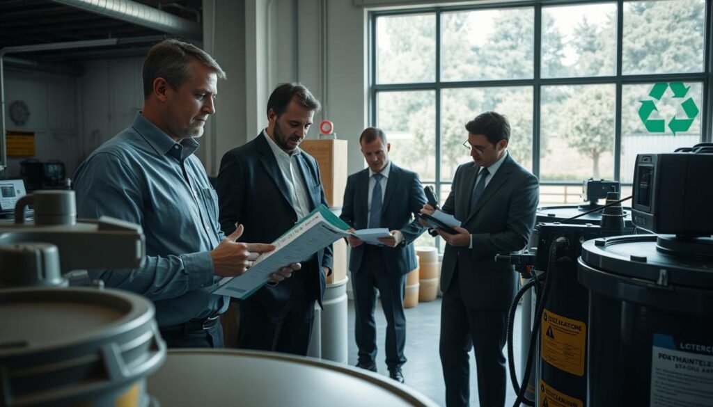 certified used oil collectors following environmental regulations