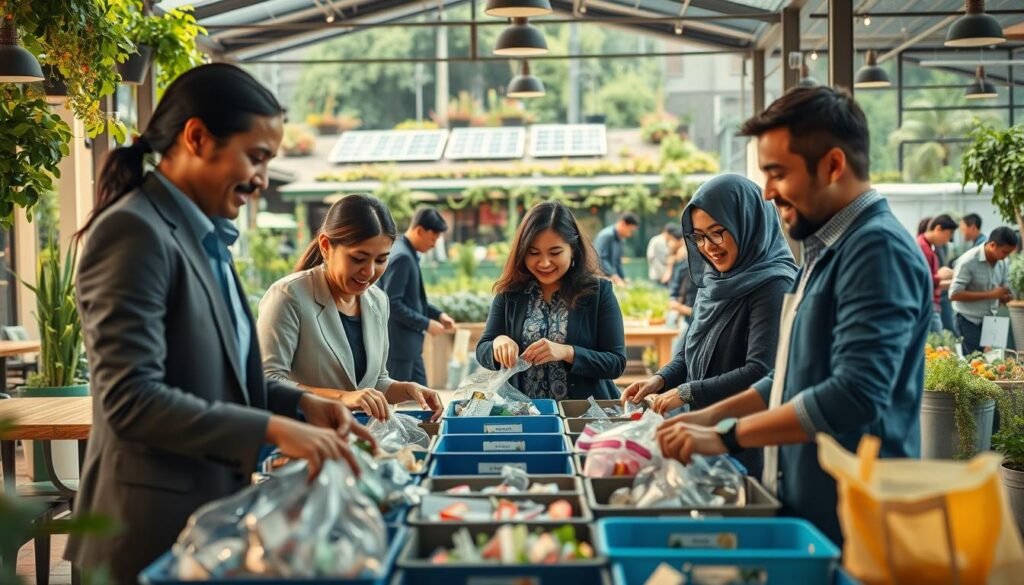 community engagement restaurant environmental partnerships