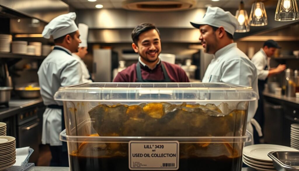 used cooking oil collection services for restaurants